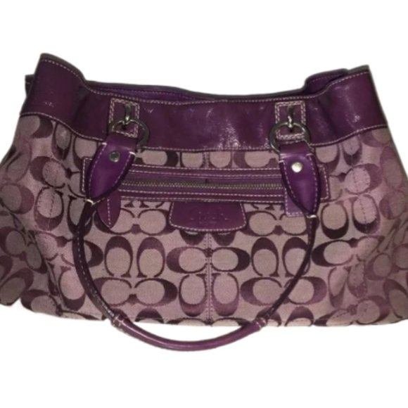 Coach Penelope Shopper bag in Plum - Picture 8 of 8